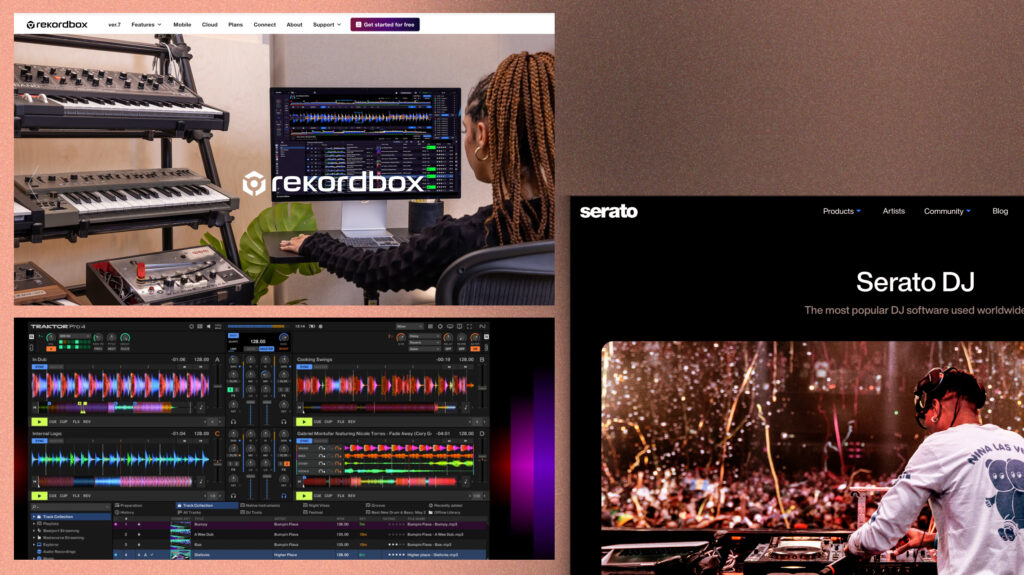 DJ software including Traktor, Serato, and Rekordbox are excellent for mixing and performance, but ideal for everyday listening.